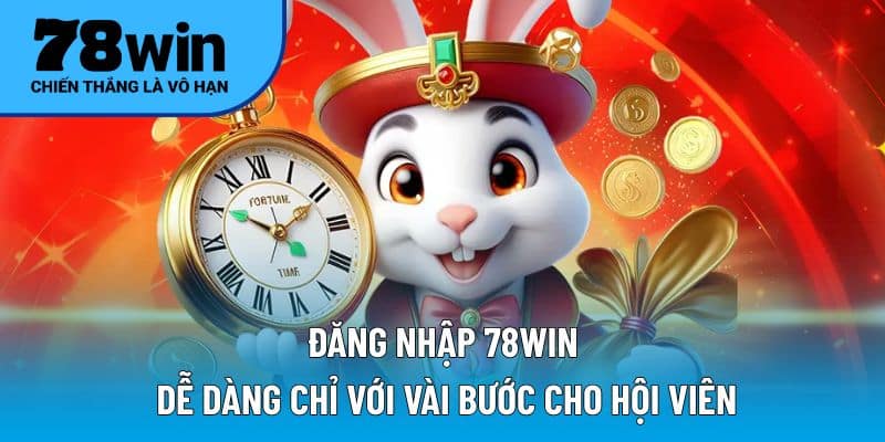 Đăng nhập 78WIN dễ dàng chỉ với một số bước cho thành viên